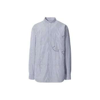 UNIQLO Jil Sander Collaboration Shirts Men Lake Blue
