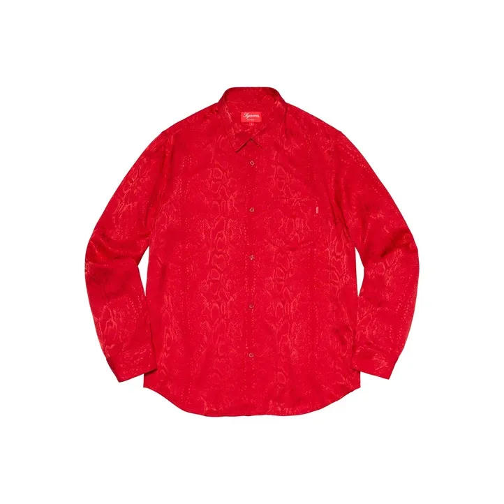 Supreme Floral Silk Jacquard Shirt-0