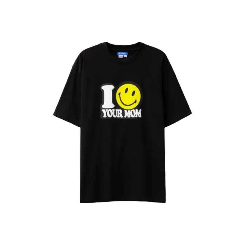 Market Smiley Your Mom T Shirt-0