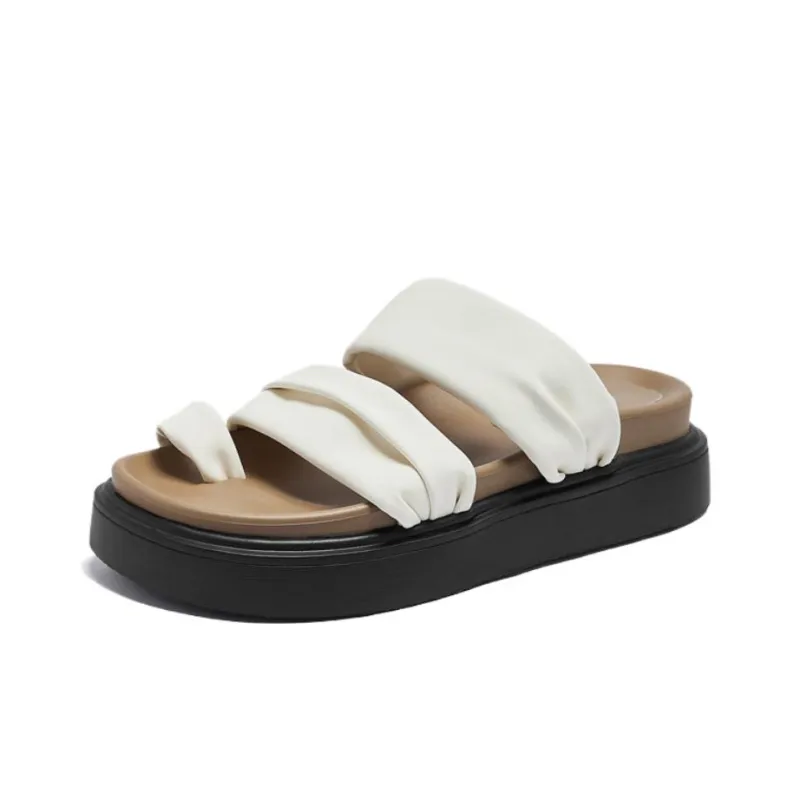 AGSDON PVC Chemical Fiber Abrasion Resistant Slide Slippers Women's-1