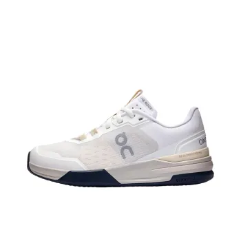 On THE ROGER Advantage Pro Anti Slip Wear Resistant Low Top Tennis Shoes Men's White