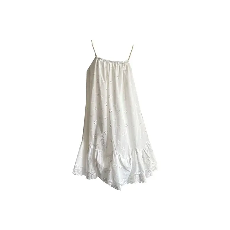 SECFLY OFFICIAL Slip Dress Women's White-1