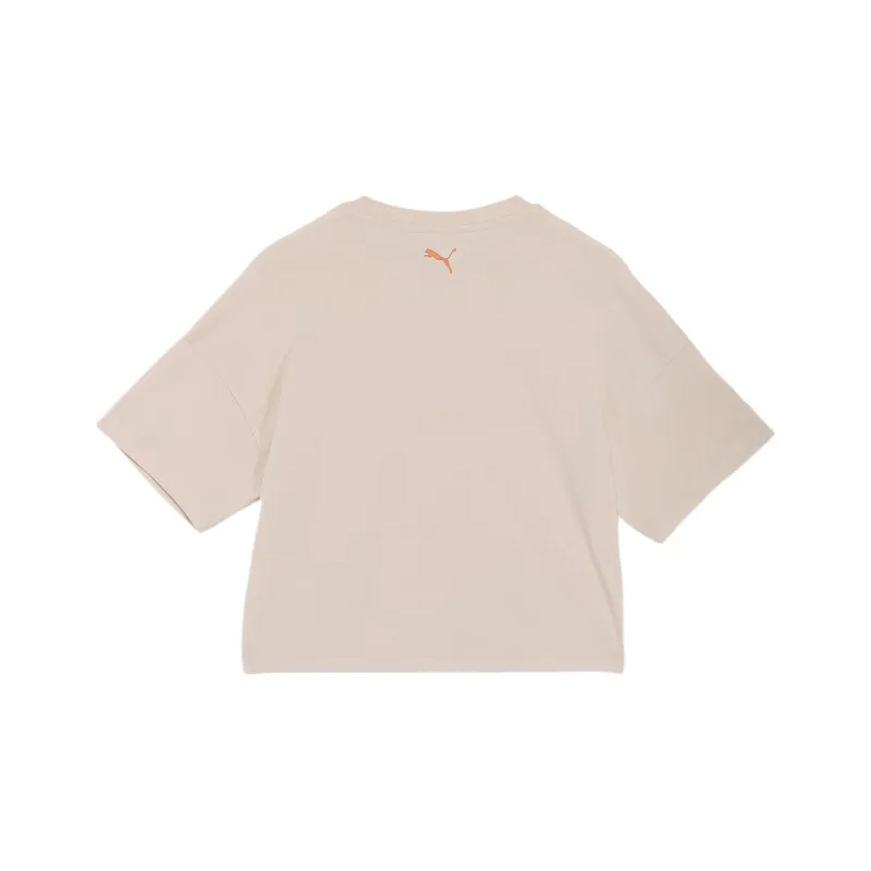 PUMA Ess Logo Regular T Shirt Women's High Mountain Snow-1