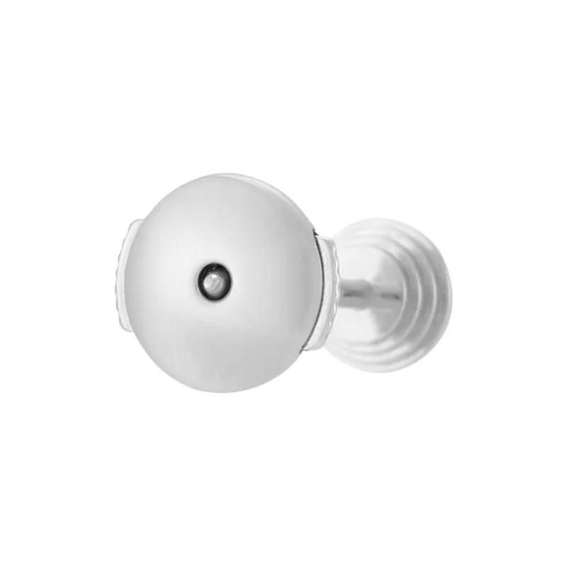 CARTIER D'Amour Collection 18K White Gold Stud Earrings Unisex-2