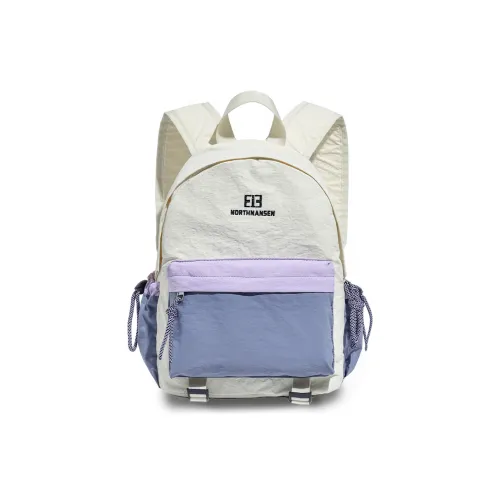 Kaka Tree Oxford Backpack Unisex Purple/Green/Yellow