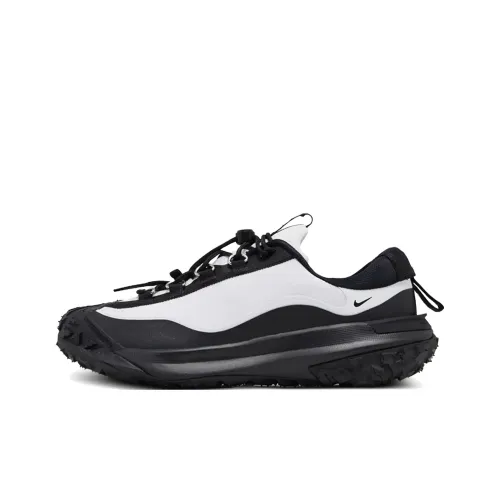 COMME Des GARCONS HOMME PLUS x Nike Anti Slip Wear Resistant Low Top Outdoor Shoes Women's Black White