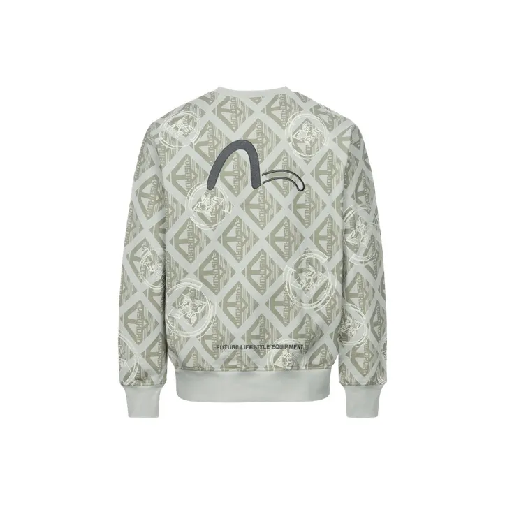 EVISU Sweatshirts Men Apricot All Over The Floor-0