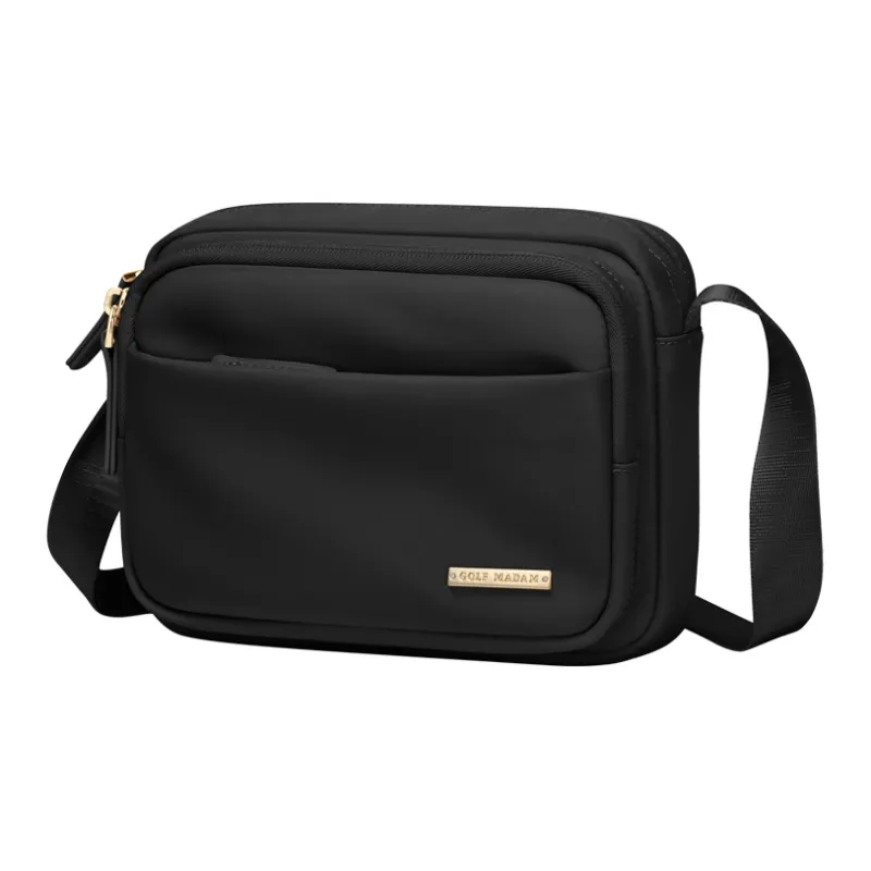 GOLF Fabric Crossbody Bag Women's Apricot/Black-7
