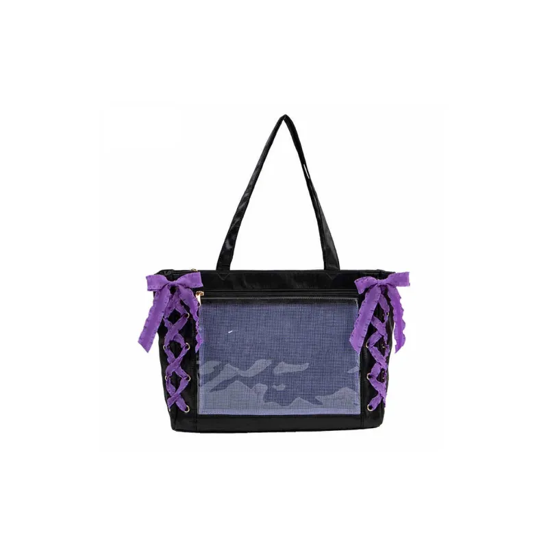 OTA Fabric Shoulder Bag Regular Women's Silver-6