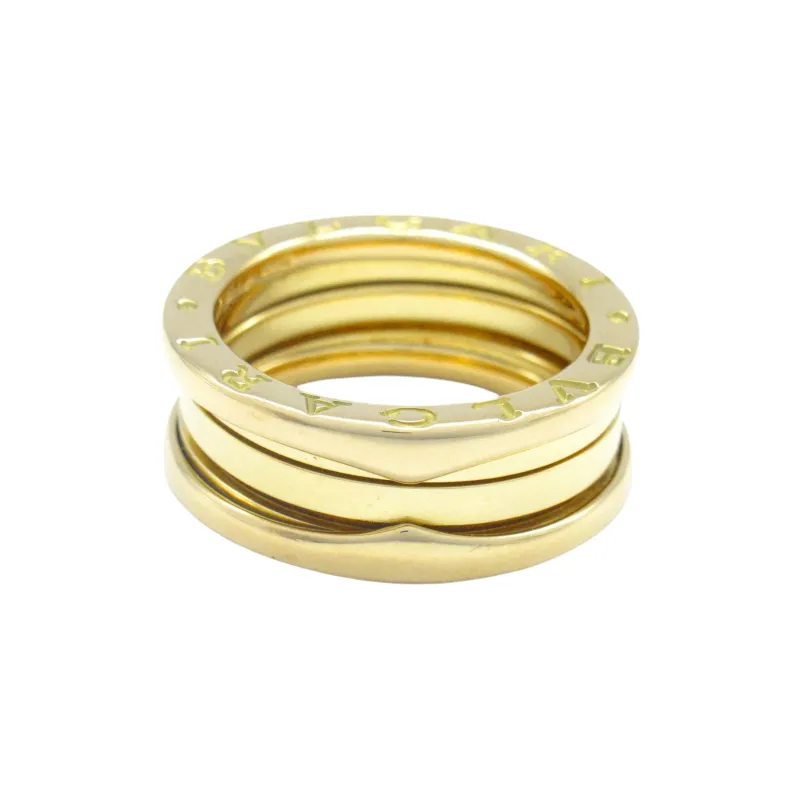 BVLGARI 2010s 18K Yellow Gold B.zero1 Ring-1