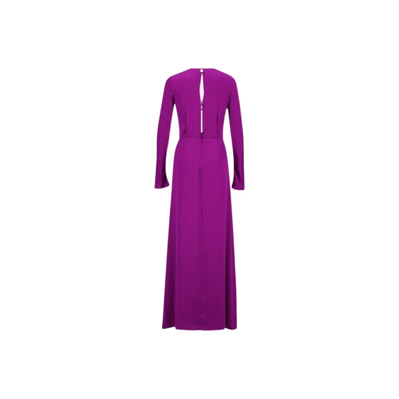 Johanna Ortiz Long Sleeved Dress Women's Fuchsia-1