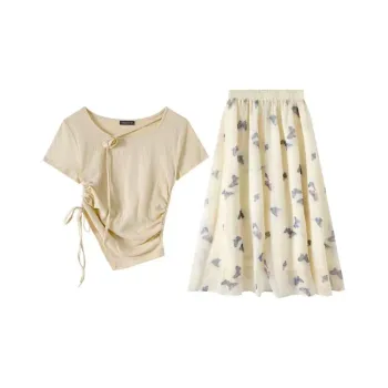 KUNZHUDAXIANG Skirt Set Women's