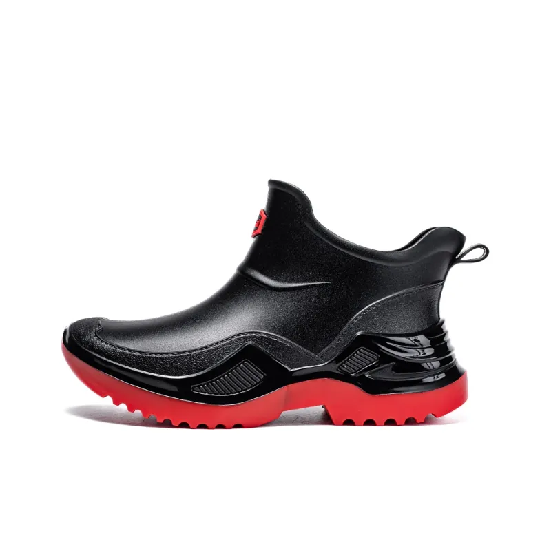 LONGYING Waterproof And Wear resistant Rain Boots Men's-4