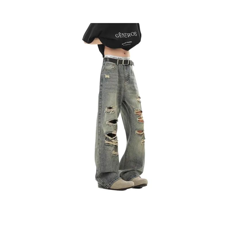 TESTUNG Classic Jeans Unisex Blue Tone-6