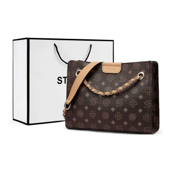 ST&SAT Synthetic Leather Shoulder Bag Women's Multicolor