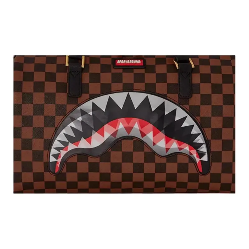 SPRAYGROUND PVC Travel Bag Unisex Brown-3