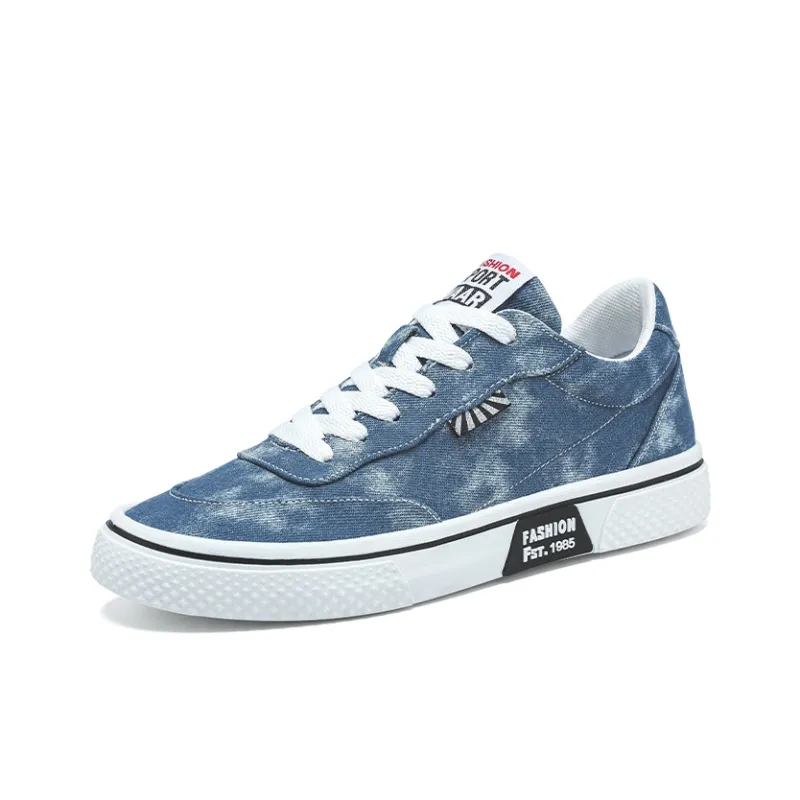 HACKBUTEER Low Top Canvas Shoes Men's Box Included-2