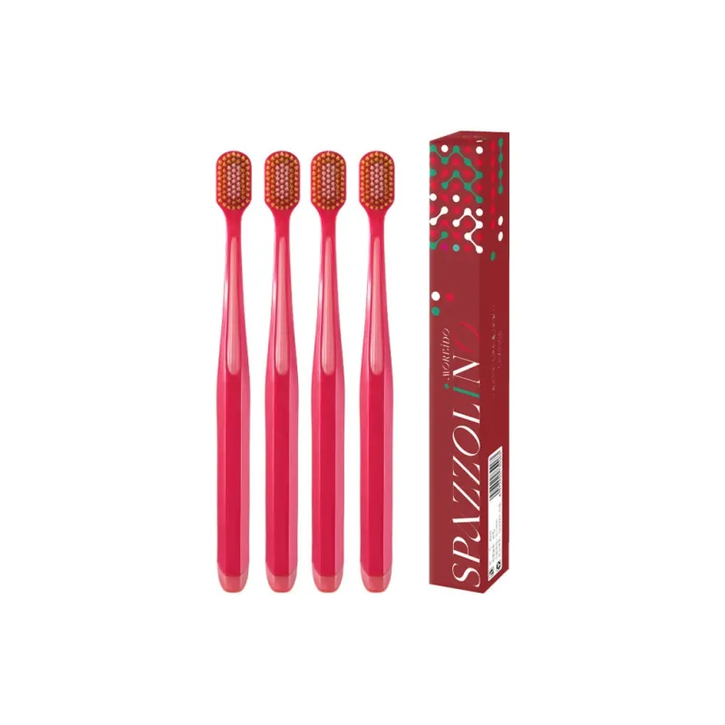 XIAONIULIXIANJI Toothbrush Soft Bristles Wholesale Wide Head Dense Bristles Four-Pack Adults Toothbrush-0