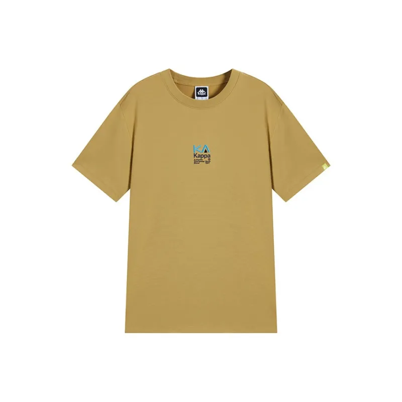 Kappa PLAYER T Shirt Unisex Gold Green-0