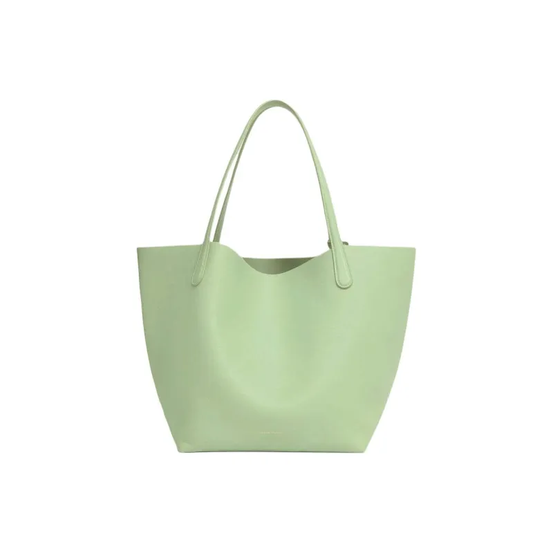 MANSUR GAVRIEL Calfskin Tote Bag Shopping Bag Shoulder Bag Handbag Women's Green-0
