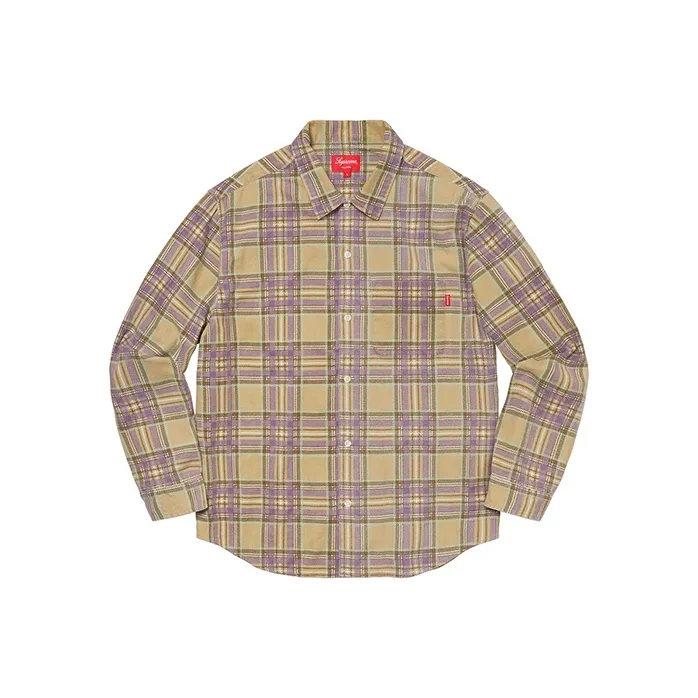 Supreme Printed Plaid Shirt-0