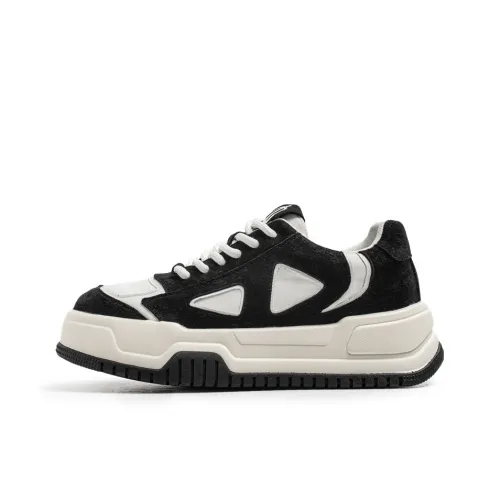 AD Height Increasing Support Abrasion Resistant Low Top Skateboard Shoes Men's