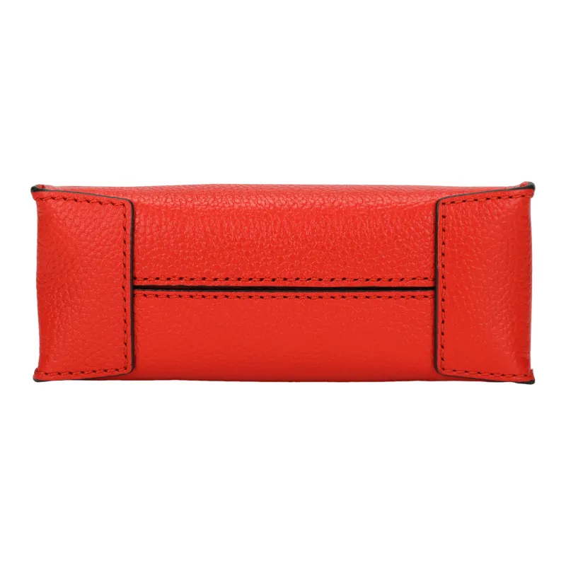 MICHAEL KORS Mercer Leather Tote Bag, Shopping Bag, Handbag, Shoulder Bag Extra Small Women's Sangria Red-3