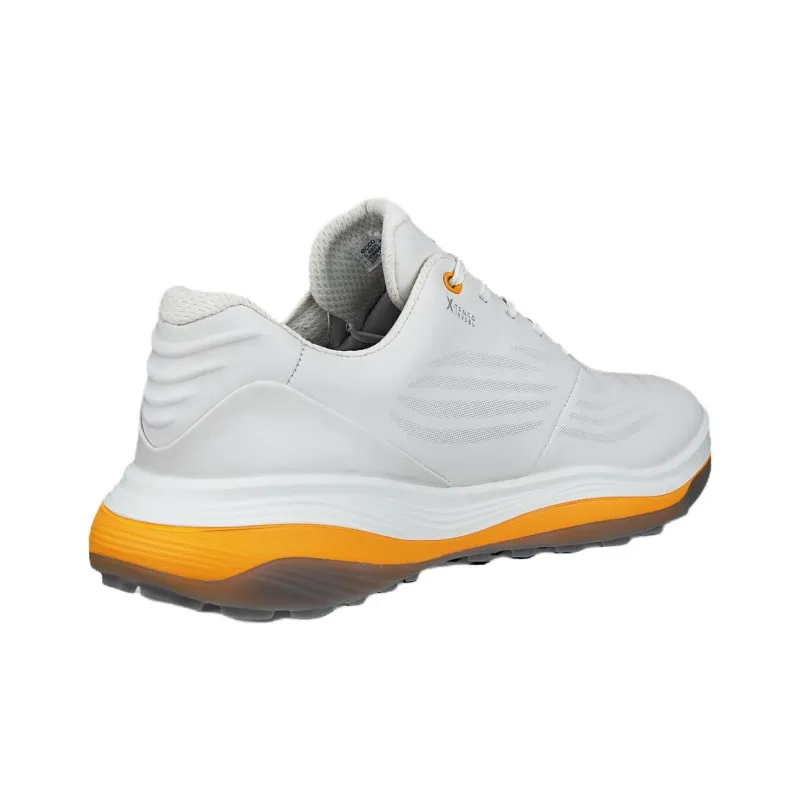 Ecco Golf Lt1 Waterproof Low Top Golf Shoes Men's White-2