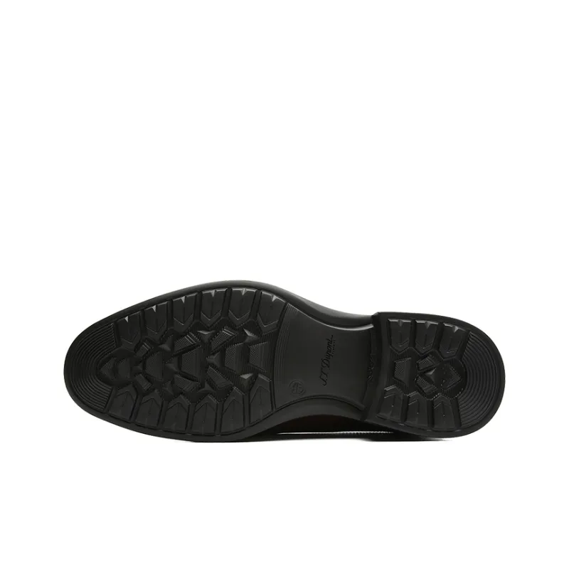 S. T.DUPONT Dress Shoes Men's Black/Coffee-9