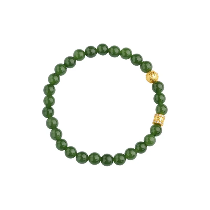 Seven Little Craftsmen Hetian Jade Bracelets Jasper Unisex-0