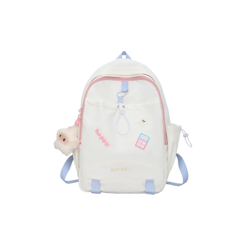 Tong Tong Rabbit Nylon Backpack Regular Women's Multicolor-10