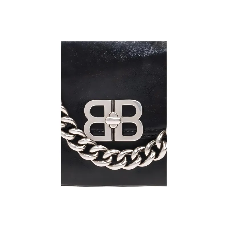 Balenciaga Bb Small Soft Flap Shoulder Bag-4
