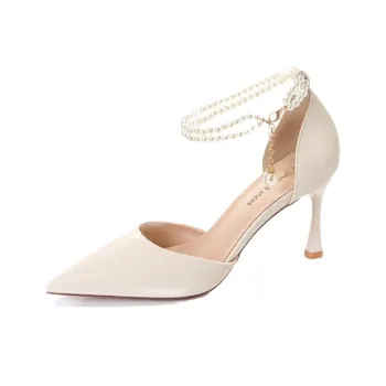 WEISHIBANGWEI Slim Heel High Heels Women's
