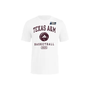 Adidas Free Shipping With AdiClub Texas A&M March Madness Basketball Shirt
