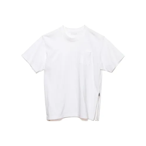 Sacai Side Zipped T Shirt