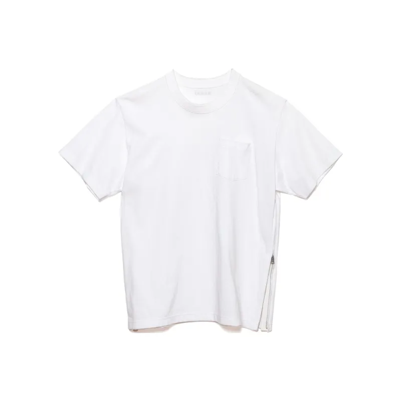Sacai Side Zipped T Shirt-0
