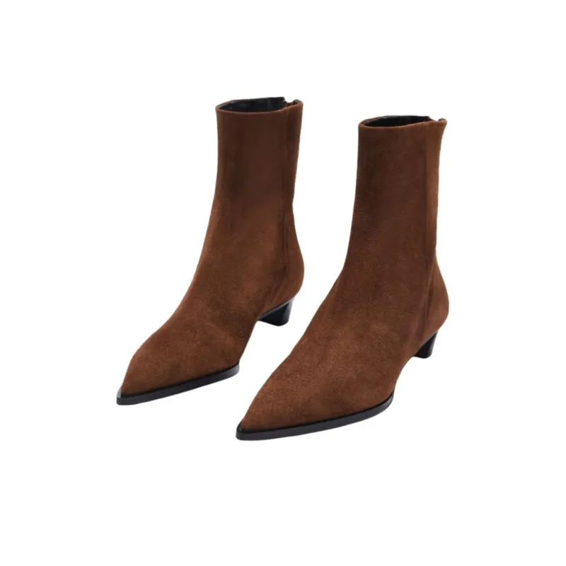 Aeyde Harriet Ankle Boots 3cm Women's Brown-1