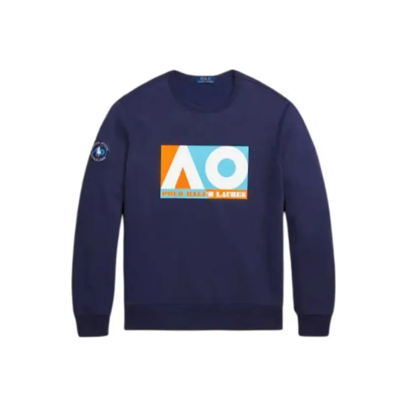 Polo Ralph Lauren Australian Open Fleece Sweatshirt Sweatshirt Men's Blue-0