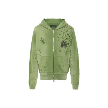 AMIRI Ma Logo Shotgun Zip Hoodie