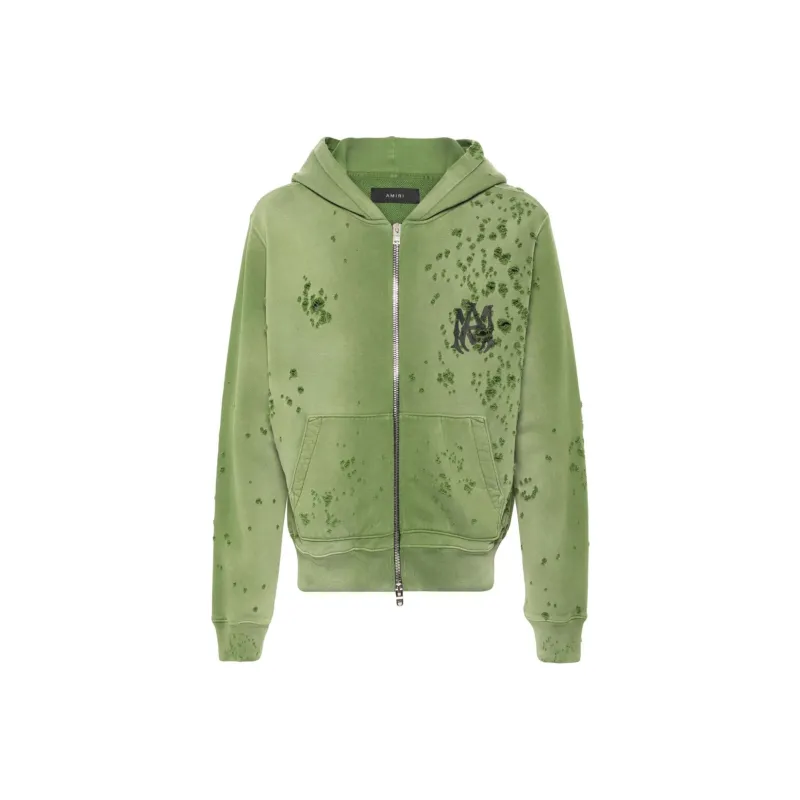 AMIRI Ma Logo Shotgun Zip Hoodie-0