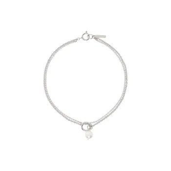 JUSTINE CLENQUET Necklaces Women's Palladium Color