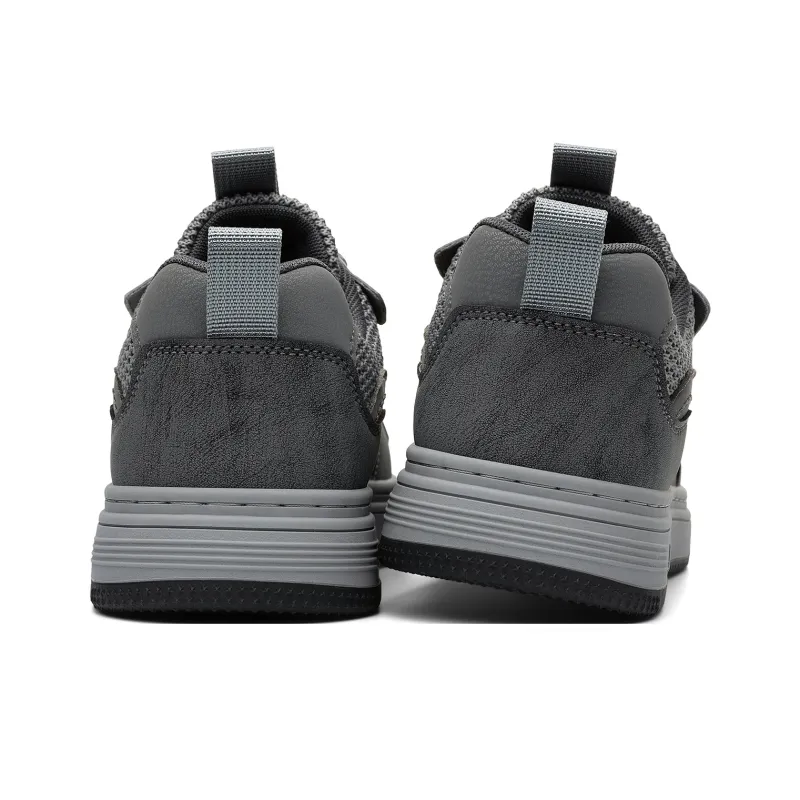JEEP SPIRIT Slip Resistant Quick Dry Abrasion Resistant Lightweight Low Top Skateboard Shoes Men's Climbing Gray-3