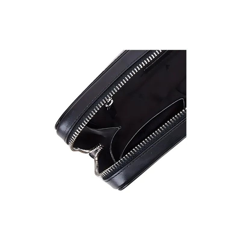 MICHAEL KORS Cow Leather Commute Practical Multiple Card Slots Card Holder Coin Purse, Clutch Men's Gray-4