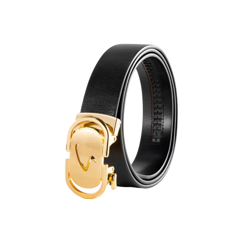 ROSEROOEN Cow Leather Belts Men's 3.5cm-6