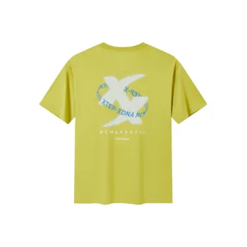 XTEP T Shirts Men Violet Green