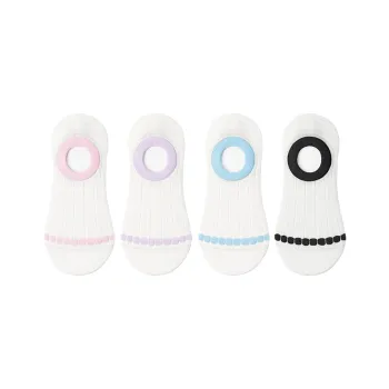 SHIWAJI No Show Socks Women's 4 Pack