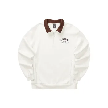 Skechers Sports Life Collection Sweatshirt Unisex Marshmallow White