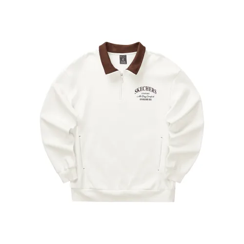 Skechers Sports Life Collection Sweatshirt Unisex Marshmallow White