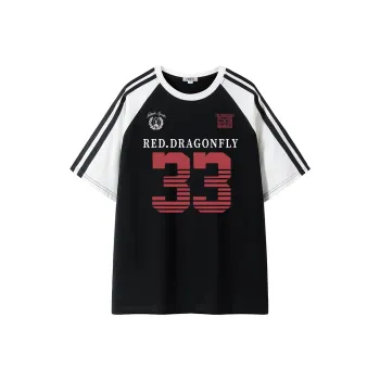 RED DRAGONFLY T Shirt Unisex Black & White