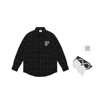 BIPOLAR Shirt Jackets & Coats Men's Black White